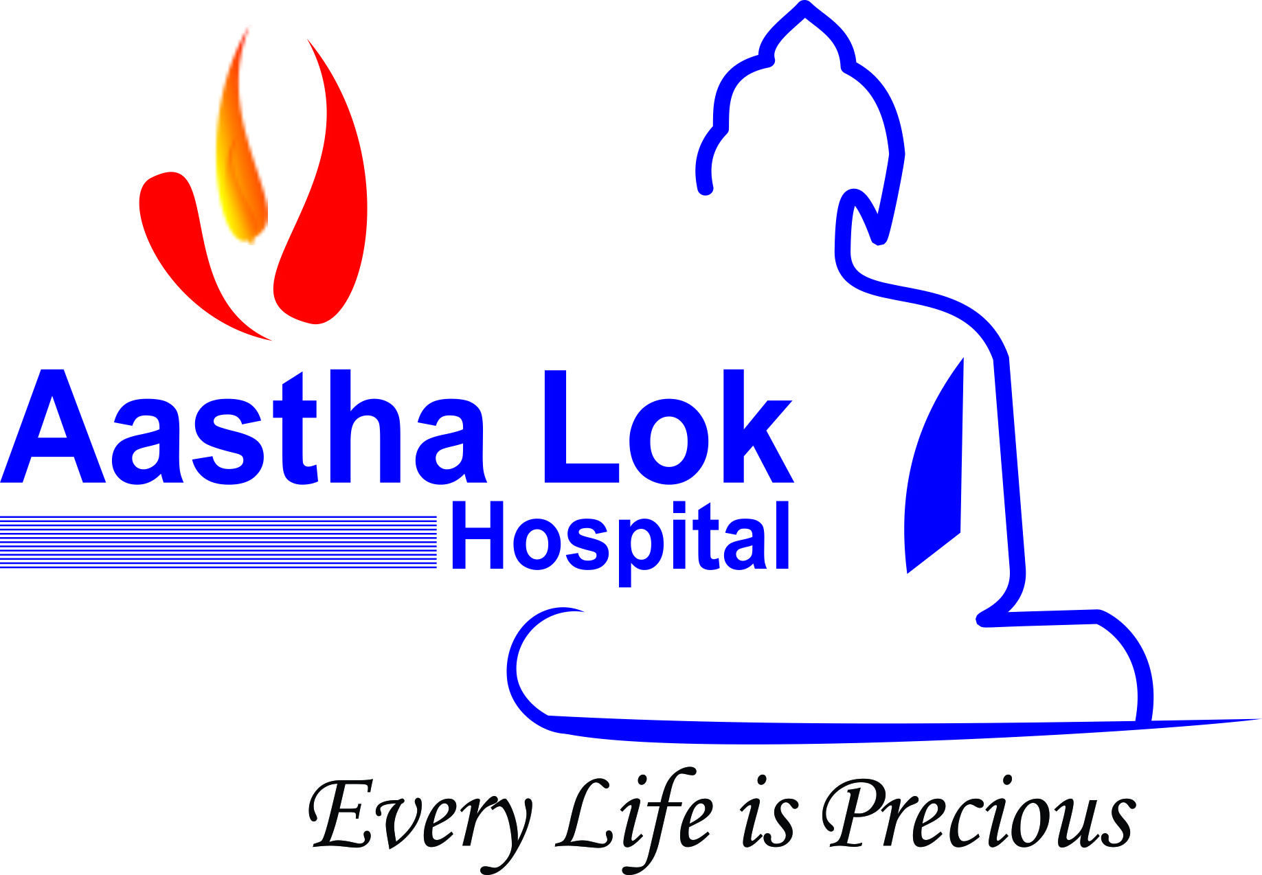 Aasthalok Hospital Logo